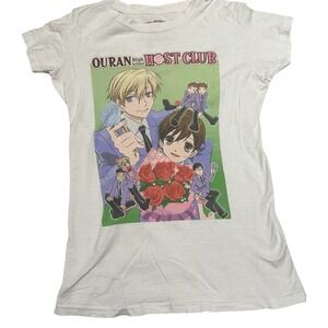 Hot Topic ANIME Ouran High School Host Club Roses T-Shirt Size Small